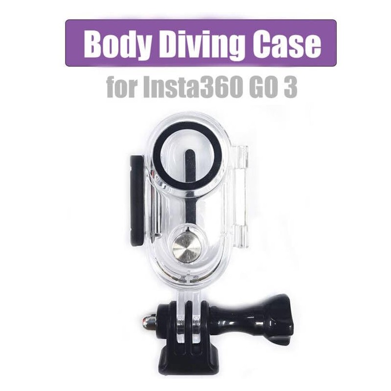 Taoricup Compatible with Insta360 GO 3S/Insta360 GO 3 Waterproof Case