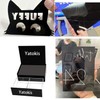 DARENYI 5pcs Black Acrylic Sheet 1.7mm Thick Plastic Sheets Boards