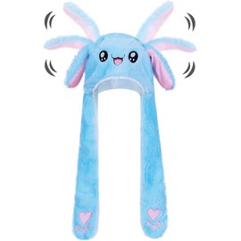 LYLPYHDP Bunny Hat, Funny Plush Bunny Hats, Plush Christmas Rabbit Hat, Party Cosplay Cute Animal Hats.