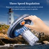 Solar Strobe Warning Light, Waterproof LED Flashing Safety Light, Outdoor