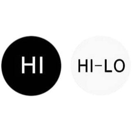 Omaha Hi Hi Lo Poker 3" Button