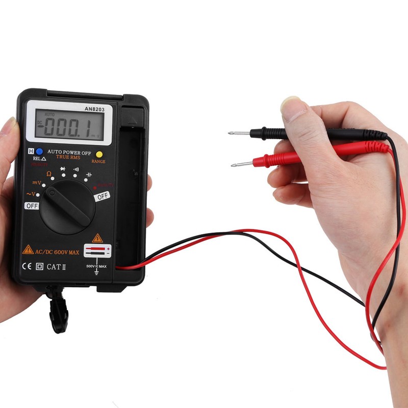 ANENG AN8203 Digital Multimeter AC/DC Voltmeter Ohm Meter LCD Display
