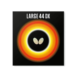 Butterfly 00370 Table Tennis Rubber Large 44 DX Large Ball High Elasticity Black Extra Thick