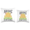 Arepa Maker Arepas Grill Venezuelan Snacks Arepa Flour Throw Pillow