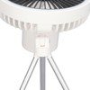 Tripod Desk Fan with Light USB Rechargeable Battery Operated 3