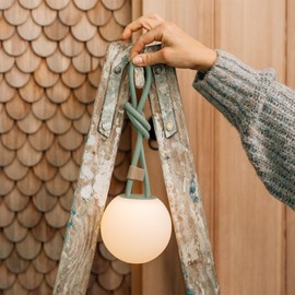 Campo Libre.® LENI Sphere I Camping Lamp I LED Lamp for Hanging, Standing and Mounting I Dimmable Camping Light I IPX4 Water Protection I Balcony Lamp, Camping Light, Table Lamp