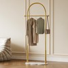 ZHBHYZ Gold Clothing Rack for small spaces,Modern Clothes Rack with