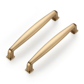 Ravinte 30 Pack Solid 5 Inch Cabinet Handles Champagne Bronze Pulls for Kitchen Drawers and Cabinets - Hardware for Cupboards