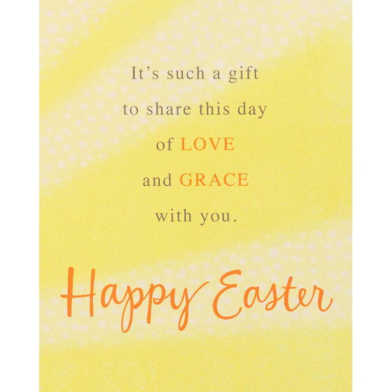 American Greetings Religious Easter Card (Day of Love and Grace)