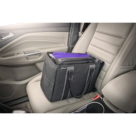 AutoExec AUE14100 Black Mini File Tote Organizer