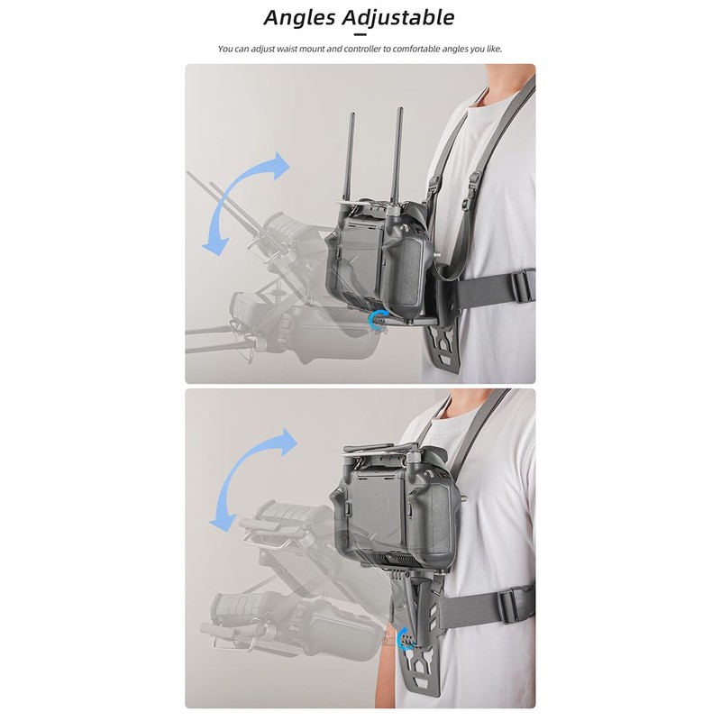 Waist Support Mount for RC PLUS, CNC Processed Aluminum Alloy,