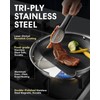 USELUCK Non Stick Frying Pan Set - 8, 10, 12-Inch