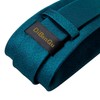 DiBanGu Extra Long Solid Dark Teal Tie for Men Big