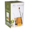 SECRET DE GOURMET Öl Krug Flasche Ölspender 500 ml, Glas,