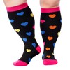 Abodhu Plus Size Compression Socks for Women& Men 15-20mmHg Wide