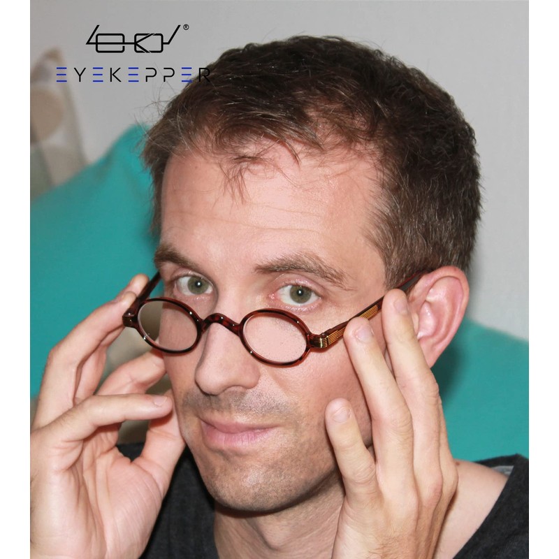 Eyekepper Los lectores Spring Temple Vintage Mini pequena Oval redonda