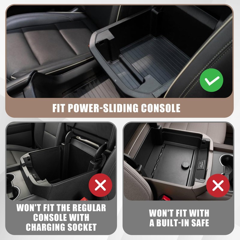Muslogy for 2021-2024 2025 2026 Sliding Console Yukon Tahoe Suburban