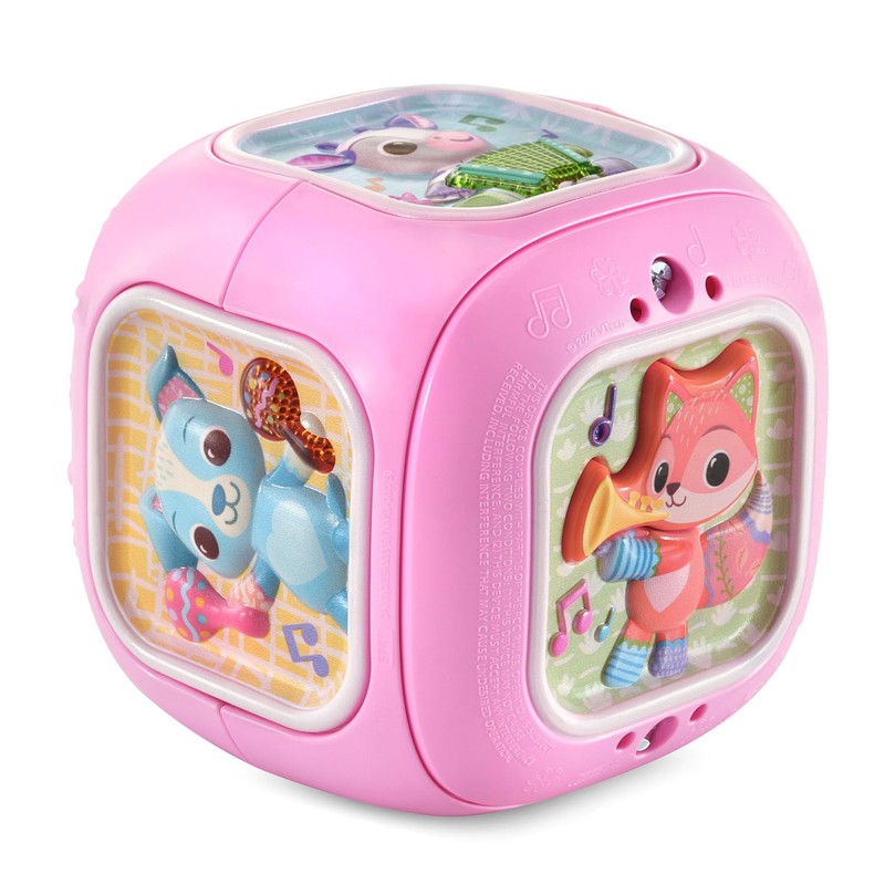 VTech Baby Busy Learners Music Activity Cube, Pink