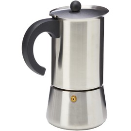 IBILI Indubasic Espresso/Coffee Maker for 12 Cups, Stainless Steel, Silver/Black, 23 x 17 x 13 cm