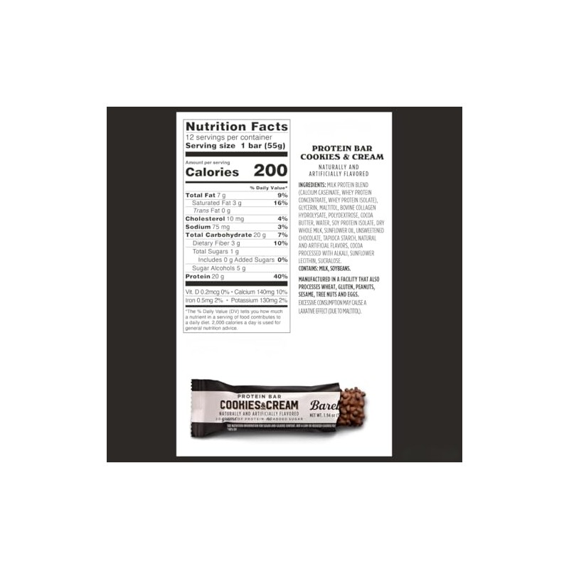 Barebels Protein Bars Variety Pack Sampler, Protein Snacks with 20g