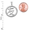 Elegant Sterling Silver Chinese/Japanese Friendship Symbol Rope-Style Pendant