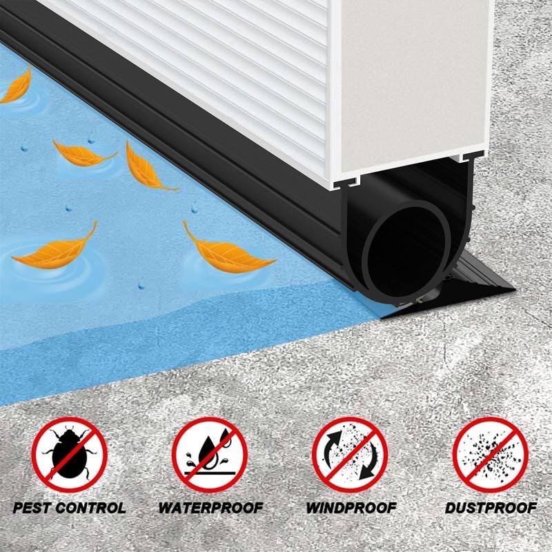 Jin&Bao Garage Door Bottom Weather Stripping Rubber Seal with T-Ends