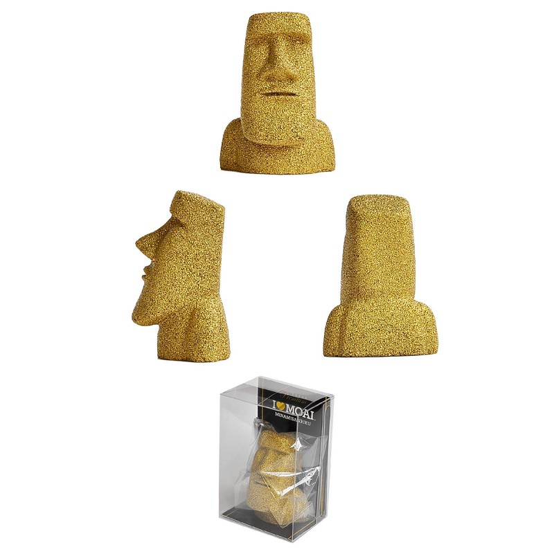 Premium Mini Moai Statue, Set of 3, Figurines & Objects,