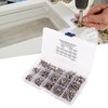 240Pcs Self Tapping Screws Cross Pan Head Stainless Steel M3