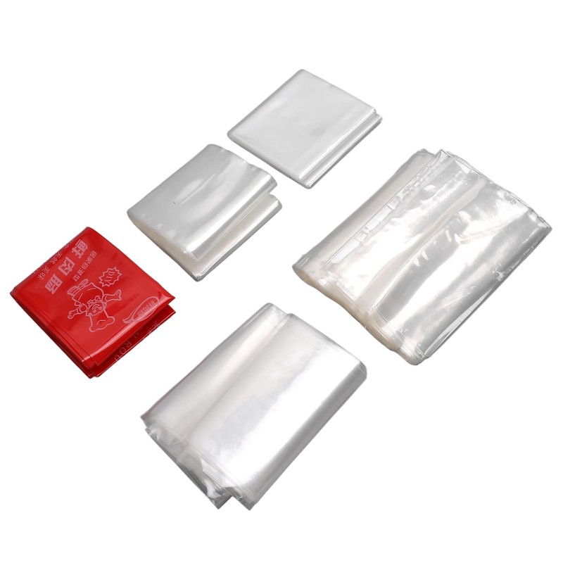 5 Packs Plastic Sausage Casings High Temperature Food Grade Inedible