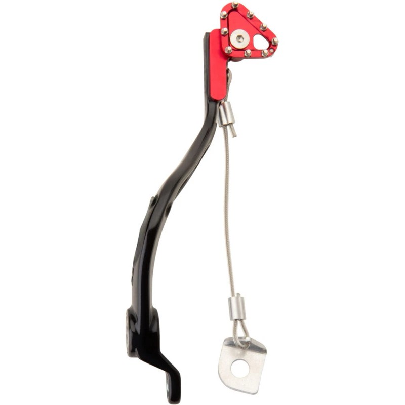 Tusk Aluminum Brake Pedal Red Tip Fits BETA 250 300