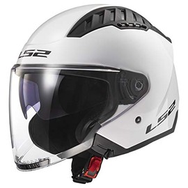 LS2 Helmets Copter Open Face Helmet (Gloss White - Medium)