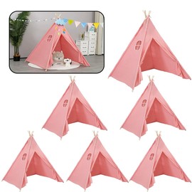 GSYUWIH Kids Teepees,Teepee Tents for Adults,Teepee Tent for Kids Slumber Party,Conical Indoor Tent,Washable Outdoor Play Tents,Foldable and Washable Suitable for Party Picnic Indoor Outdoor