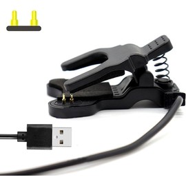 2-Pin 3mm Clip Typ Ladekabel USB Ladegerät Adapter Für Kinder Smart Watch Armbänder USB Port Kompatibilität Backup Ladegeräte