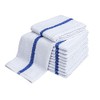 Atlas 48-Pack BLUE STRIPE Bar Mops 16x19 Full Terry Towels