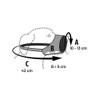 Neck Band Roller Black XXS Neck 27-42 cm / Nose