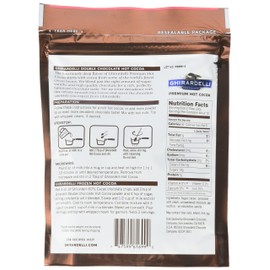 Ghirardelli Double Chocolate Premium Hot Cocoa, 10.5 Ounce -- 6 per case.