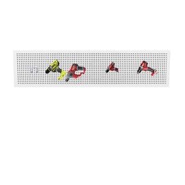 KINOMI 12 Pack Pegboard Hooks Heavy Duty Tool Hooks Pegboard Drill Holder Power Tool Holder, Value Set, Large Pegboard Accessories and Hooks for Tools, Power Drills, Art and Craft Supplies etc