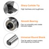 sourcing map Roundover Router Bit 1/4 Shank 5/32" Radius Carbide