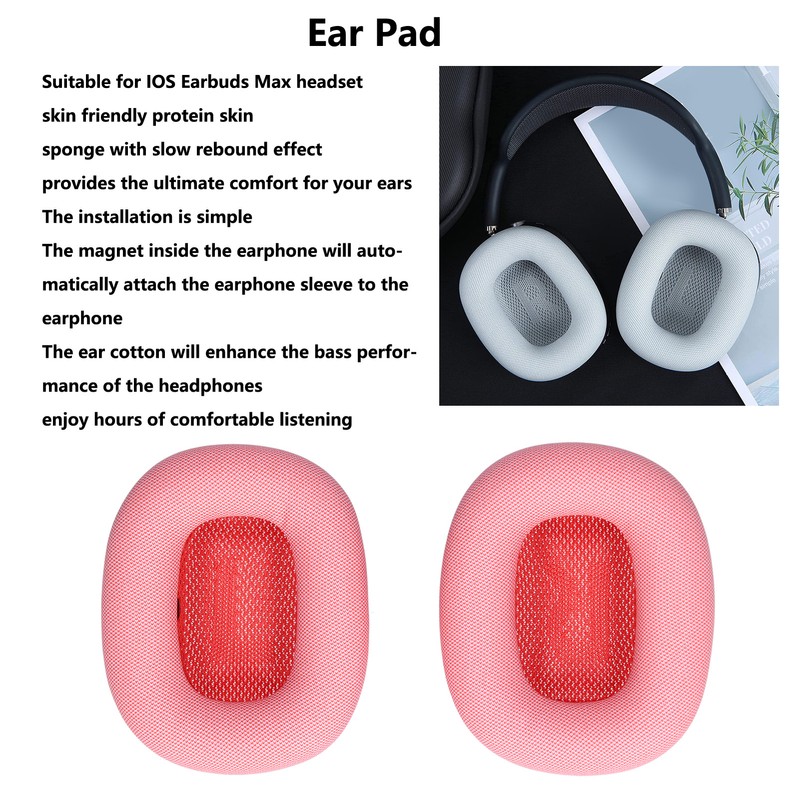 Headphones Replacement Ear Pads Comfortable Skin Friendly Ear Cushions for