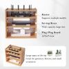 Wooden Router Shelf, Desktop WiFi Router Storage Box Modem Rack,