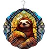 Sloth Stained Glass Wind Spinner | Windspinner | Sloth Lover
