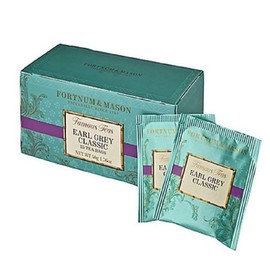 Fortnum & Mason Earl Grey Classic Tea Bags, Pack of 25, Individual Packaging