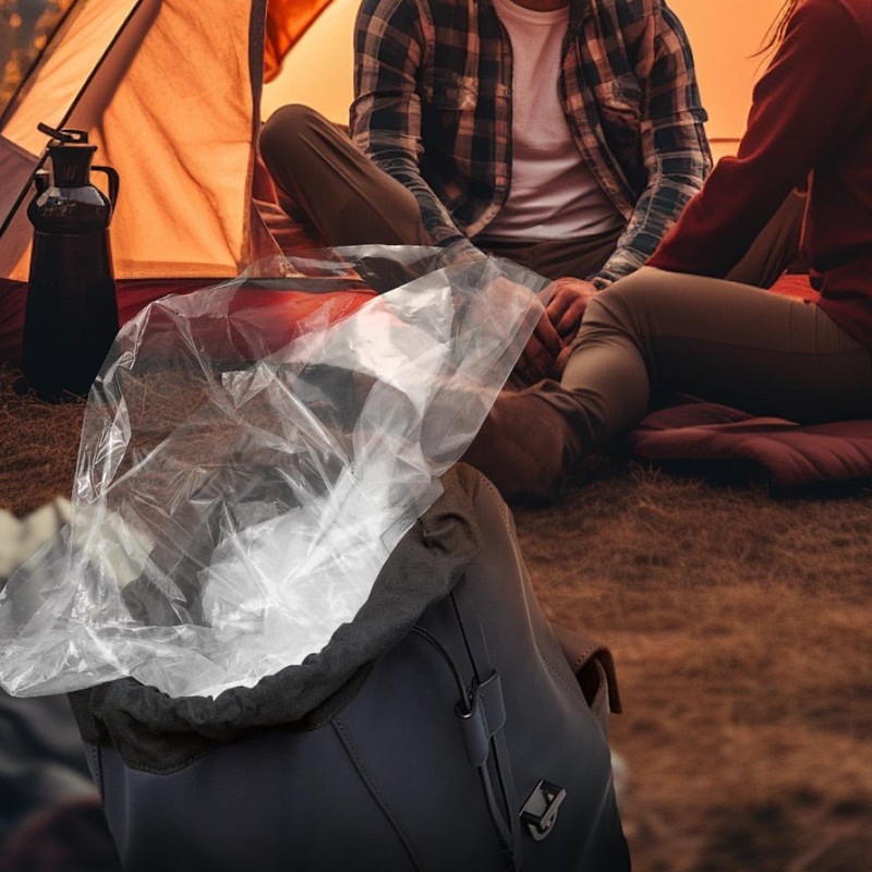 Thick Plastic Bags for Backpacking Bags 23.62x35.43 Inch 10 Pieces