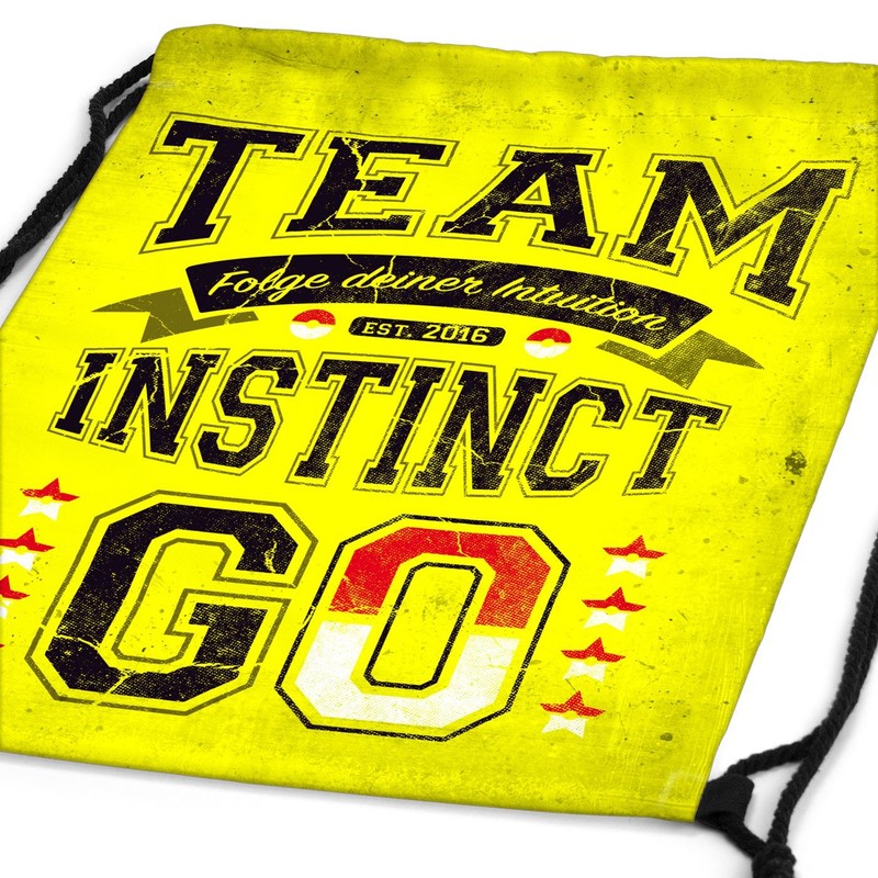 style3 Team Yellow Instinct Intuition Instinct Backpack Bag Gym Bag