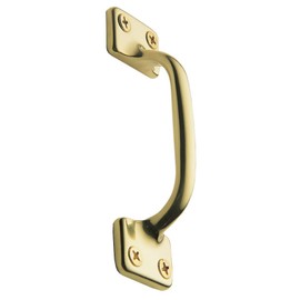 Baldwin 0470 Solid Forged Brass Traditional Sash Lift - Lifetime Polished Brass