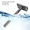 Zinc Alloy Safety Razor Men Portable Brass Handle Double Edge