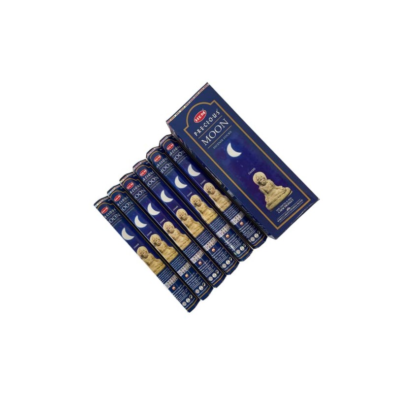 HEM Incense Stick, Hexa Pack, The Moon, Hexagonal (20 Pieces)