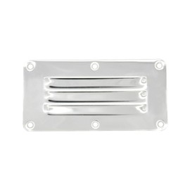 Vinland Marine 304 Stainless Steel Vent Cover, Louvered Vent Cover, Marine Vents, Louver Plate, Louver Vent, Bilge Vent Cover, Boat Cover Vent, Louvered Panels, for Boat, Ship, Yacht, Sailboat