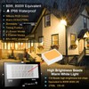 800W Equivalent Smart RGB LED Flood Lights - Bluetooth App
