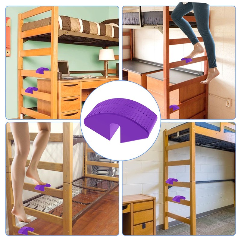 WJCJTJL Dorm Bed Ladder Foot Support – Durable Plastic Step